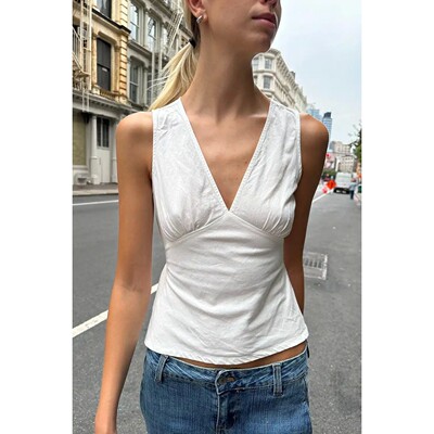 Skinny sleeveless top base shirt背心女外穿显瘦无袖上衣打底衫