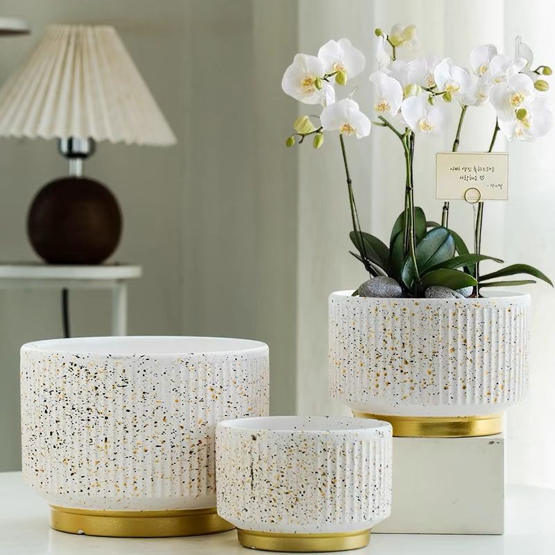 陶瓷花盆大号特大创意落地客厅家用绿植盆景北欧简约绿萝特价清仓