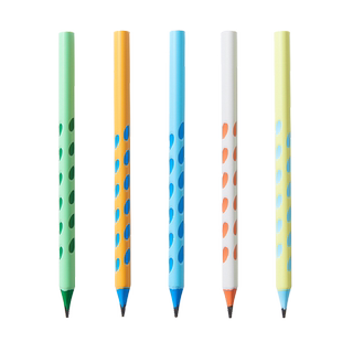 儿童洞洞铅笔粗杆自动小学生专用矫正握姿粗三角杆木头hb幼儿园练字正姿铅笔书写不易断芯新一年级专用套装