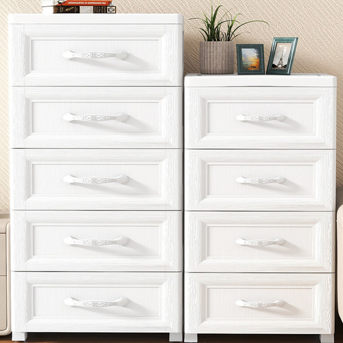 58CM欧式抽屉式收纳柜子储物柜轻奢高档五斗柜加厚多层置物柜家用