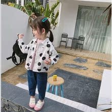 6夹克儿童女宝宝上衣 洋气一岁半1中小童3 女童牛仔外套春秋款 童装