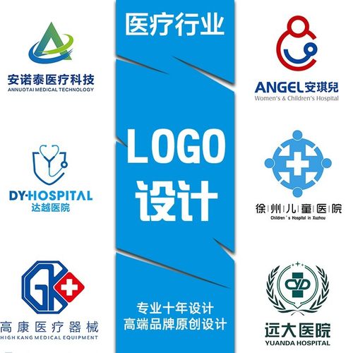 医美logo设计口腔医院牙科医疗机械商标药店徽章门头保健门诊招牌