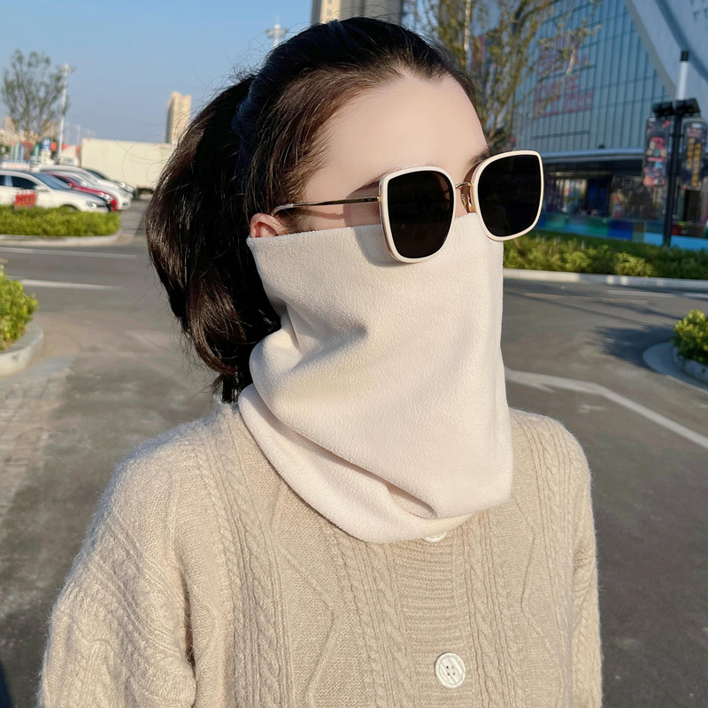围脖女冬季脖套护颈椎春秋款韩版加绒户外男百搭加厚保暖骑行围巾