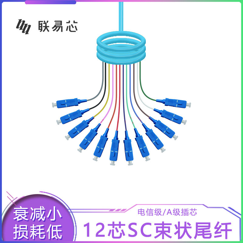 12芯尾纤OM3-150跨距多模万兆