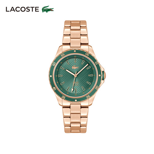 LACOSTE/法国鳄鱼新款时尚钢带女款石英机芯手表米兰链女士腕表