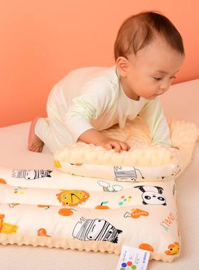 宝宝枕头豆豆枕小枕头0-6-12岁柔软婴儿枕头定型枕学生枕儿童枕头