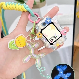 Z7配件 适用小天才儿童电话手表Z9挂绳Z10卡通diy保护套Z6挂脖Z8A