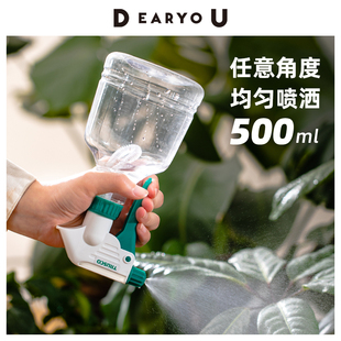 TRUSCO日本手持喷雾壶家用清洁园艺浇花洒水壶酒精消毒雾状喷壶器