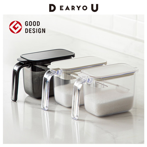 日本进口组合装盐罐调味盒