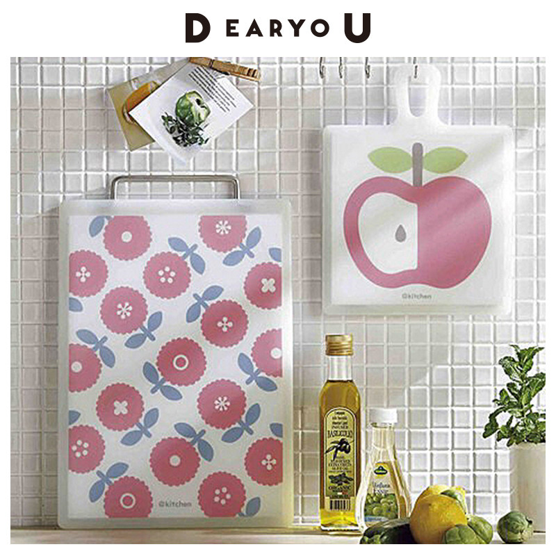 日本进口菜板抗菌防霉家用切水果切菜砧板辅食双面塑料案板厨房