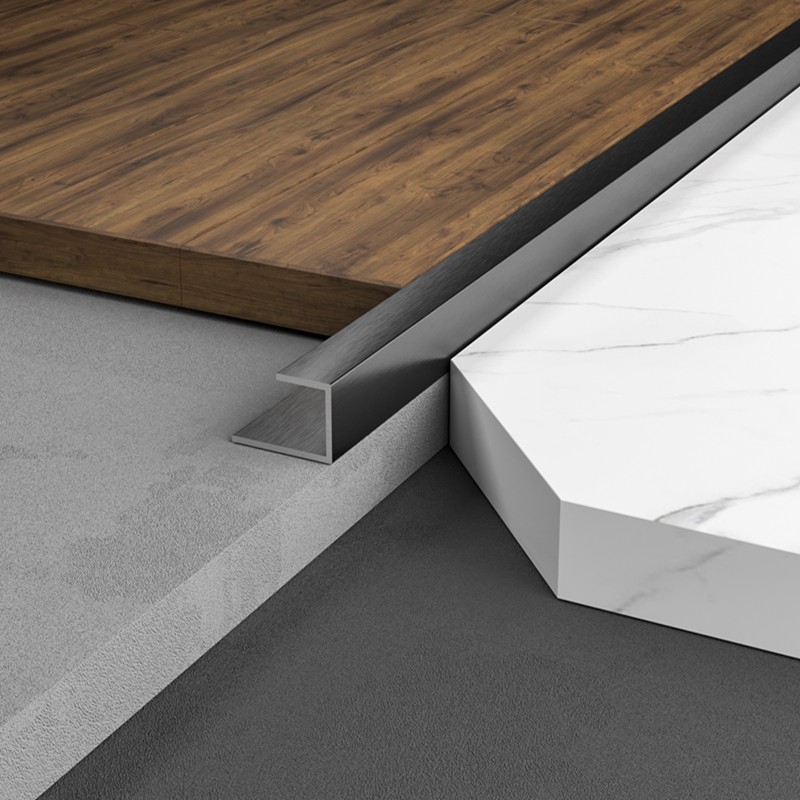 典爵阁收边条地板压条伸缩缝收口包边封边铝合金属阳角瓷砖修边线