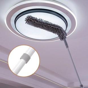 鲁中洁雪尼尔鸡毛掸子除尘扫灰家用伸缩除尘掸天花板床底打扫屋顶