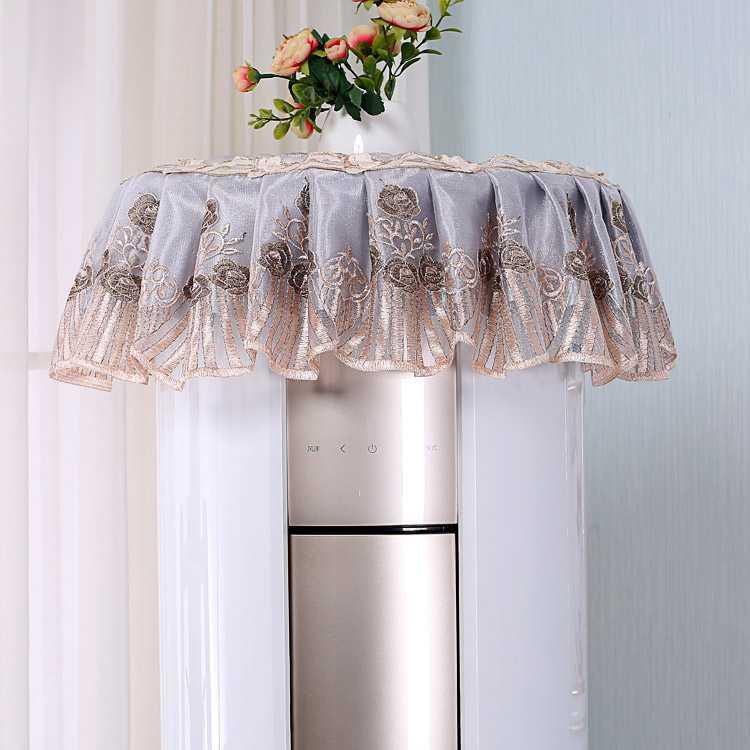 European wind Top Embroidery circular Korean Edition Cylinder air conditioner dustproof head-cover or veil for the bride at a wedding European style Gabion Hoodin the Home Fabric , Dust protection cover , Air conditioner cover  category - from Buy2taobao.com to provide professional Taobao agent buy service