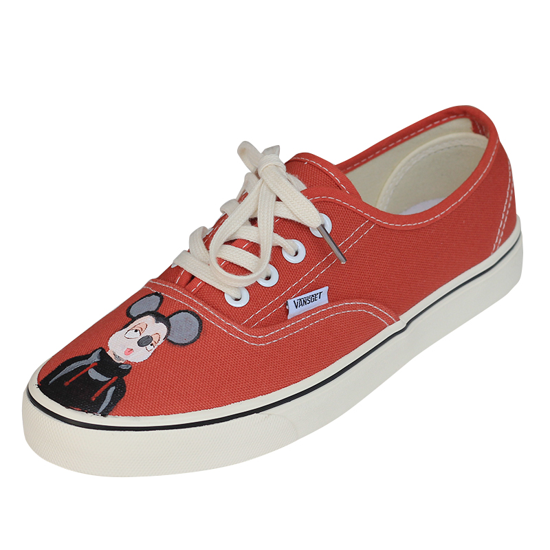 日本帆布鞋女潮ins港味涂鞋子学生韩版森系文艺复古手绘秋板鞋百|ruв категории Женская обувь, холст обувь - от Buy2taobao.com для оказания профессиональной услуги покупки агента Taobao