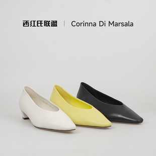 多多专属 1跟高3.5cm半码 西红氏 X22A112639 拍大 单鞋