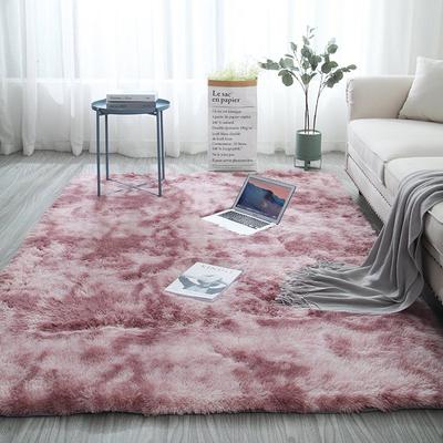 Nordic ins web celebrity with tie-dye carpet living room tea