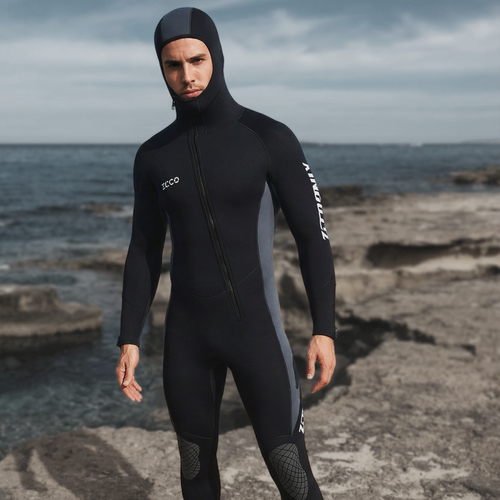 zcco5mm加厚冬泳装备防寒水母衣