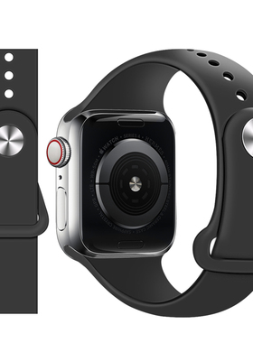 适用apple watch10/9表带ultra硅胶s6苹果s7手表iwatch11/8/7/6/5/se/3/4代s11手表带S4智能s10配件男女款S8