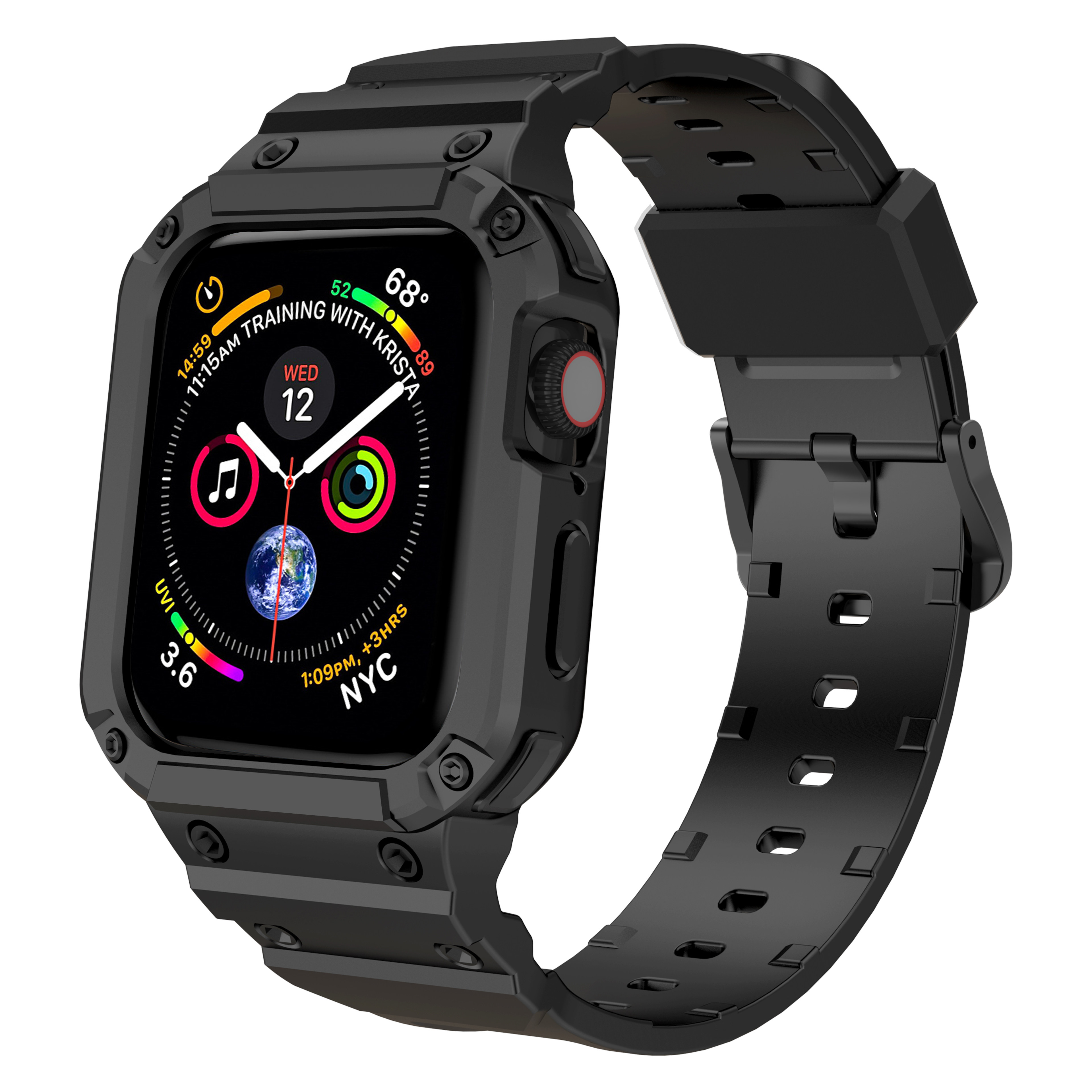 适用iwatch系列一体表带图片
