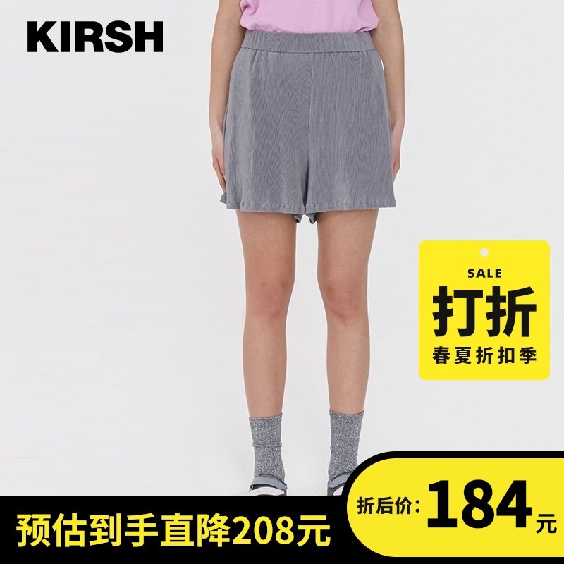 kirsh大樱桃宽松短裤裤裙半身裙显瘦长腿女时尚潮流韩版学院风