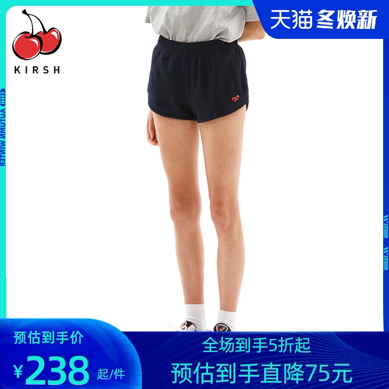kirsh2020年春夏新款大樱桃休闲短裤女时尚简约韩潮减龄学院风