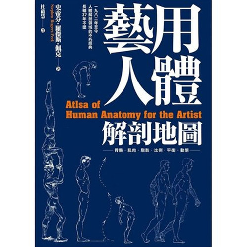 艺用人体解剖地图进口原版