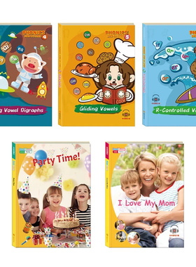 预售 英文我zui行 套組：自然發音拼讀系列4-6+Read&Learn -Party Time!+ I Love My Mom