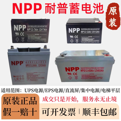 NPP耐普NP12-24AH7AH电梯蓄电池