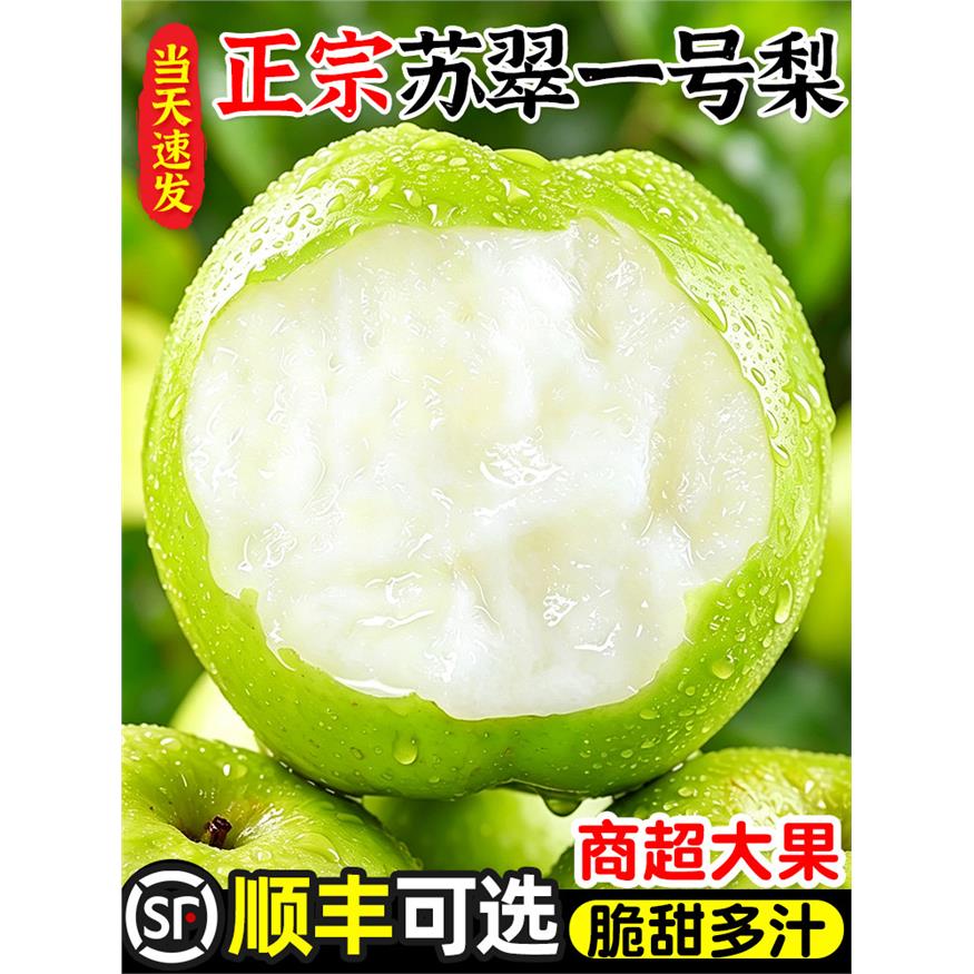 梨子新鲜水果苏翠一号蜜