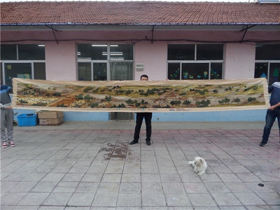 出售纯手工绣好的十字绣成品清明上河图古代传世名画中国风收藏