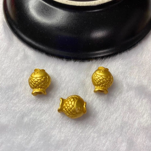 爆款促销新品热卖沙金金鱼隔珠手工串珠手链项链饰品配件