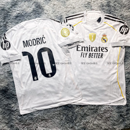 2526皇马球衣主场球员版世俱杯莫德里奇维尼修斯背林厄母姆巴佩