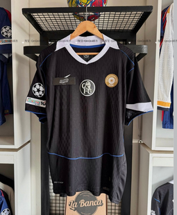 切尔西球衣2526二客黑色球员版短袖恩佐帕尔默阿扎尔成人定制球衣