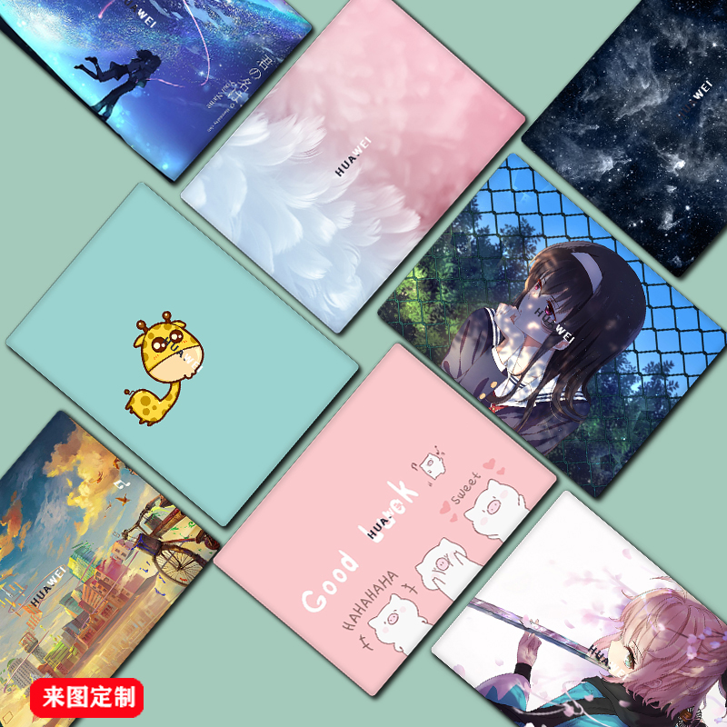 华为适用于卡通炫彩保护膜贴纸