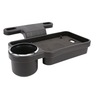 车用餐桌水杯架多功能托盘车载置物架折叠椅背餐台收纳箱汽车用品