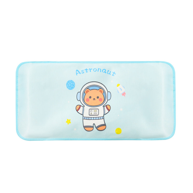 宝宝枕头0-8个月夏季卡通冰丝透气1岁以上幼儿园3儿童小学生枕芯6