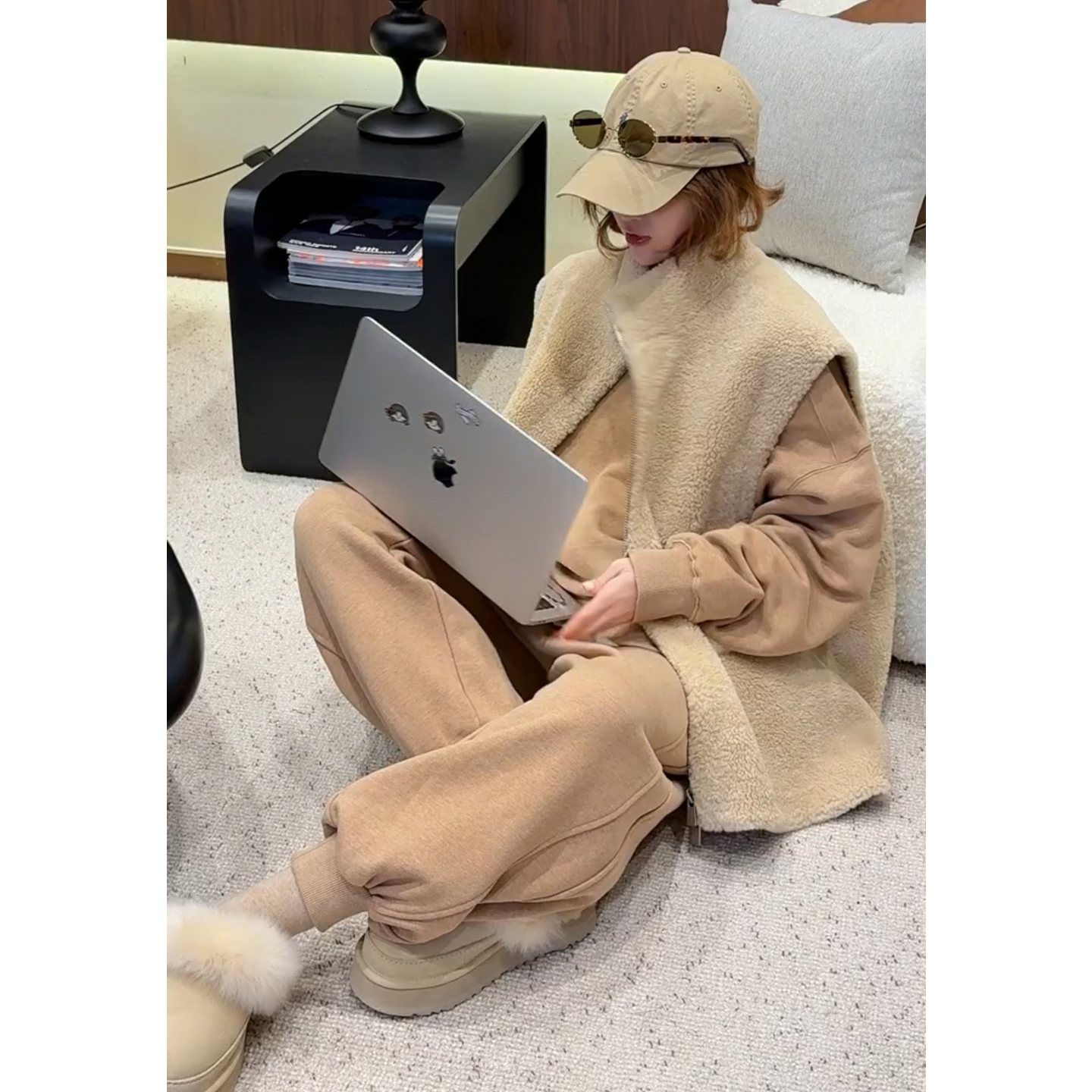 2026超火一整套欧货马甲卫衣卫裤