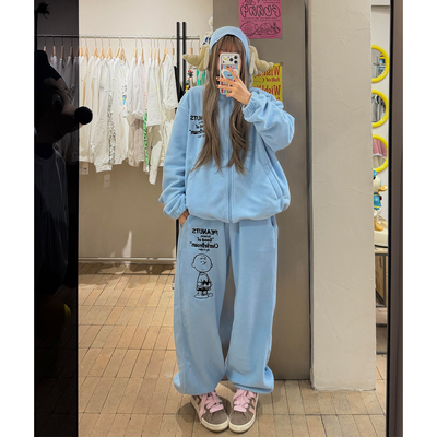 独特漂亮巨好看的冬装加绒一整套