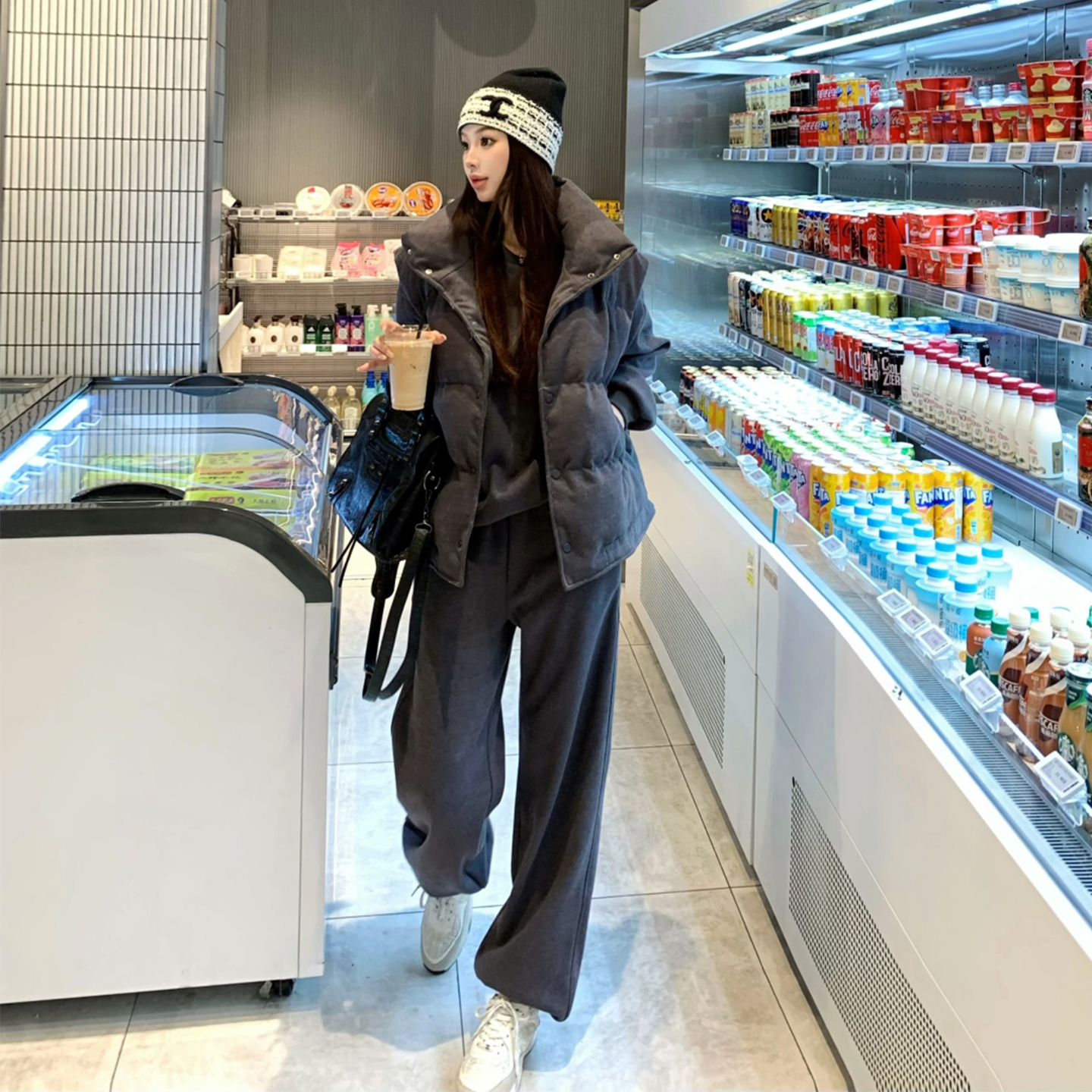 运动套装2025冬装搭配一整套欧货