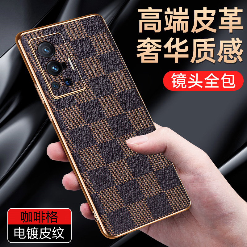 适用vivox70手机壳步步高X70pro新款皮纹x70pro+全包镜头防摔保护套por电镀限量版创意个性5g高档商务外壳男