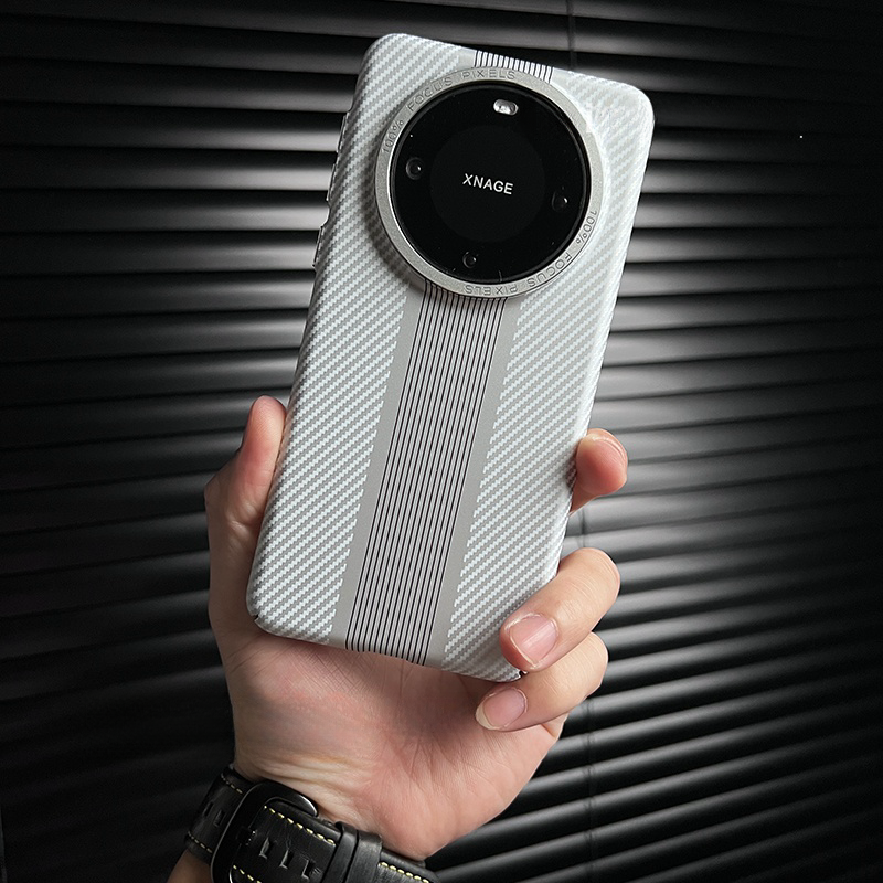 凯夫拉碳纤维纹适用华为mate60手机壳新款Mate70pro+浮雕条纹mate40e轻薄50RS磨砂硬壳5g高档商务mate30男潮
