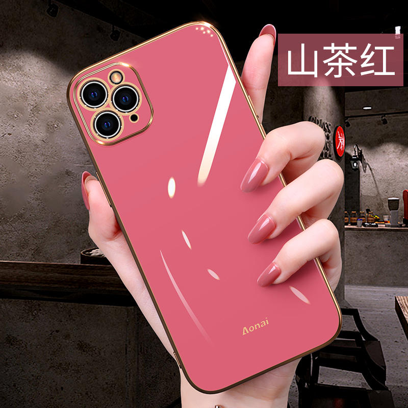 适用苹果12手机壳iPhone12pro女网红新款潮牌镜头全包防摔硅胶软壳12pormax女款潮por男ins风12奢华保护套