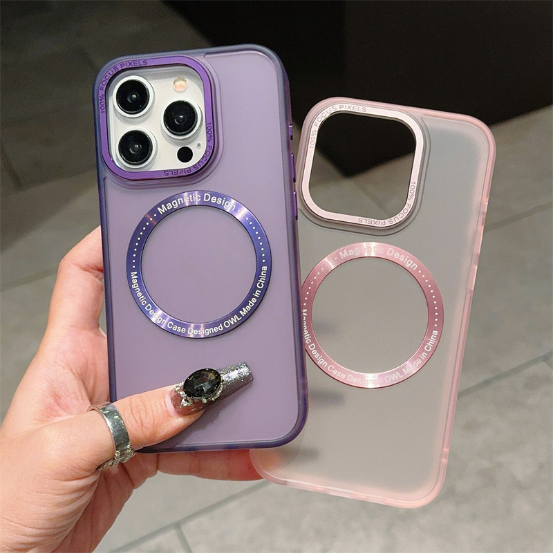 肤感磨砂适用iphone15pro苹果13手机壳16promax透明14Pro防摔15无线充电magsafe保护套ip12亚克力11pm简约女