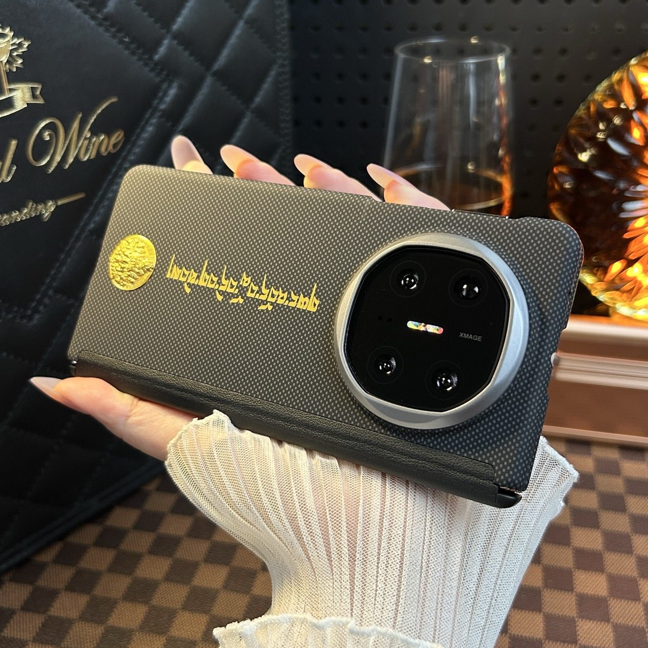 顺财神适用华为matex5手机壳双中轴Matex7折叠超薄磁吸铰链全包x6典藏版保护套mateX3新款男凯夫拉纹新年外壳,3C数码配件,手机保护套/壳,淘宝优惠券,粉丝福利购,淘宝优惠卷