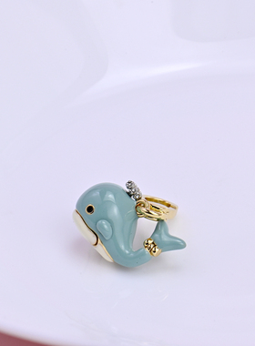 小海豚小动物甜美风吊坠挂坠项坠