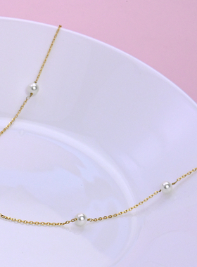 女质感珍珠项链轻奢气质优雅小众