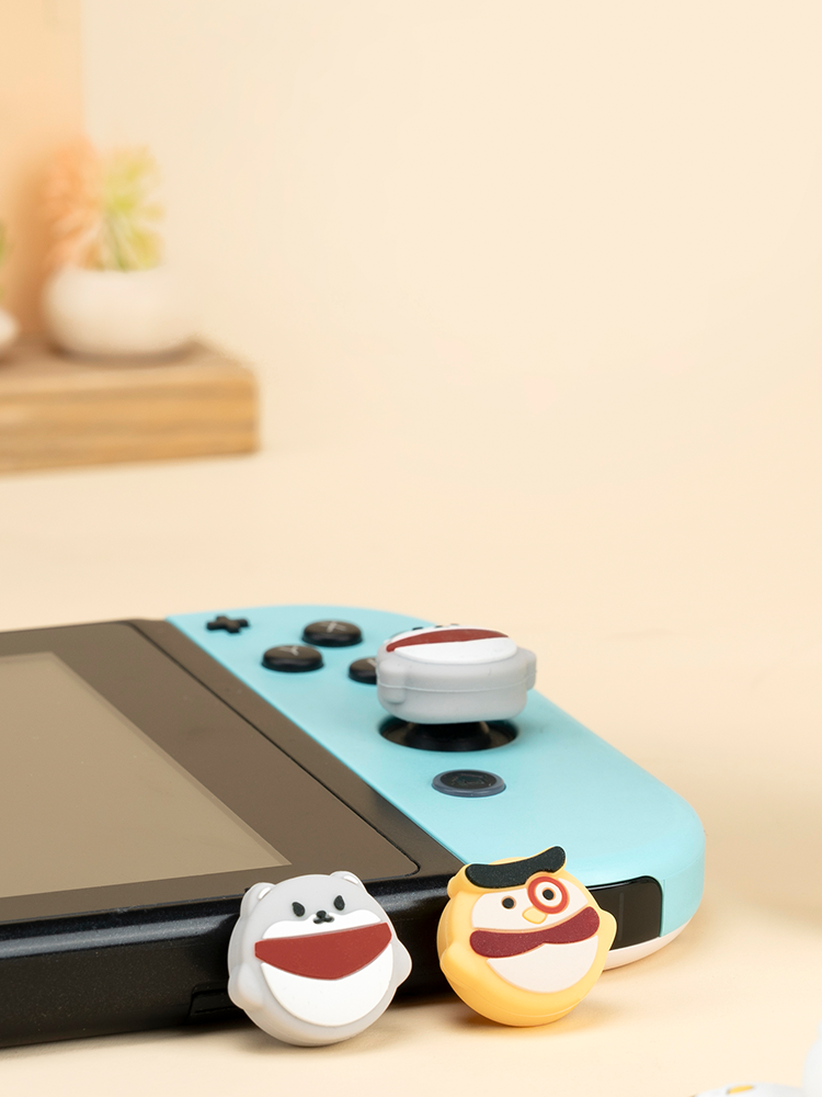 물고기 만지기 물고기 만지기 금지 동물원 NINTENDO 스위치 로커 캡 실리콘 NSLITEOLED 게임 액세서리