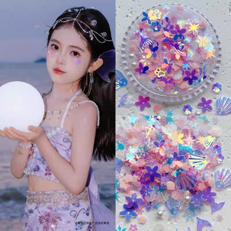 正品六一儿童节妆容眼妆贴花泪钻蝴蝶舞台拍照化妆面部珍珠脸上贴