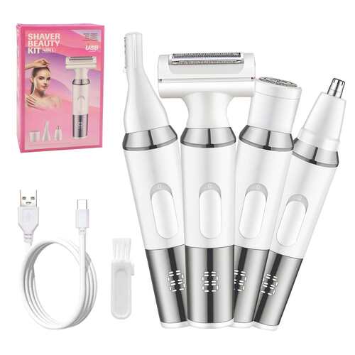 德国品质新款女士剃毛器带屏数显四合一全身脱毛器私处阴毛腋毛脱