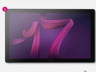 适用于Wacom Cintiq Pro 17数位屏DTH172 平板屏幕贴膜钢化玻璃膜高清防指纹膜肯特类纸膜防爆防刮防反光保护